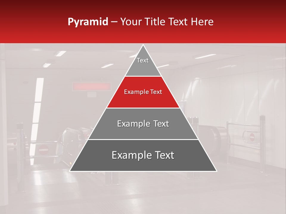 Floor Escalator Enter PowerPoint Template