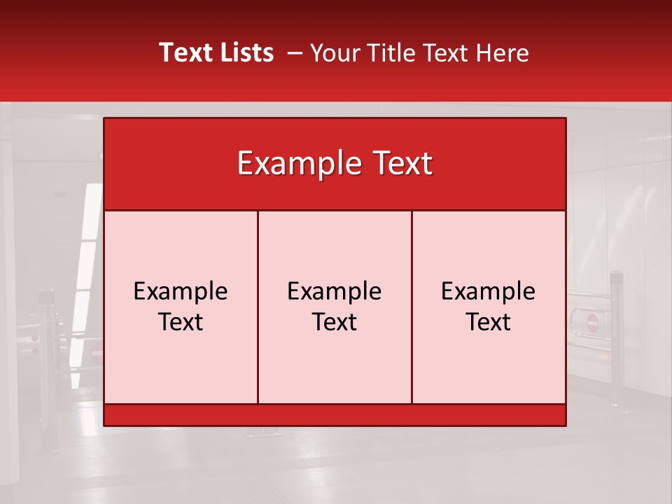 Floor Escalator Enter PowerPoint Template