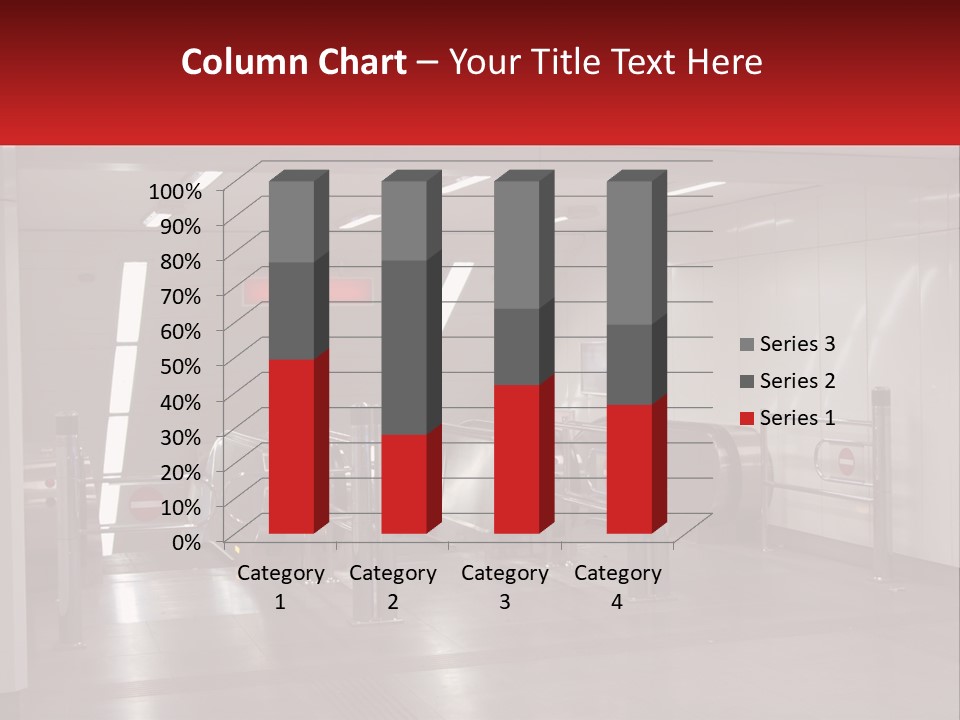 Floor Escalator Enter PowerPoint Template