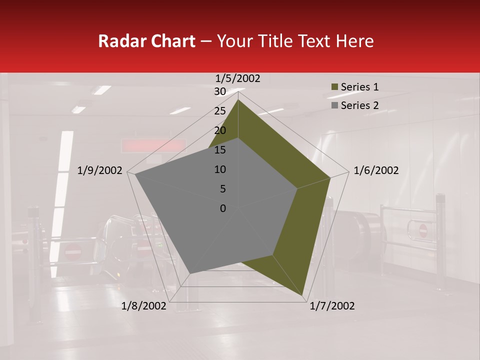 Floor Escalator Enter PowerPoint Template