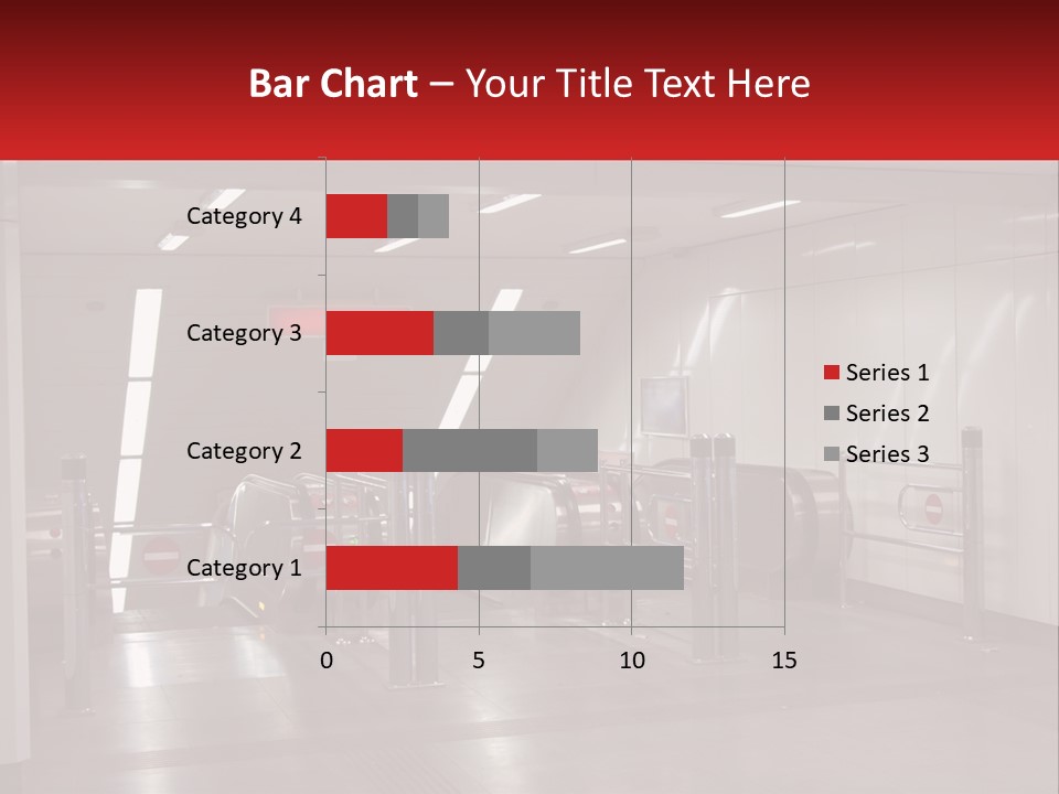 Floor Escalator Enter PowerPoint Template