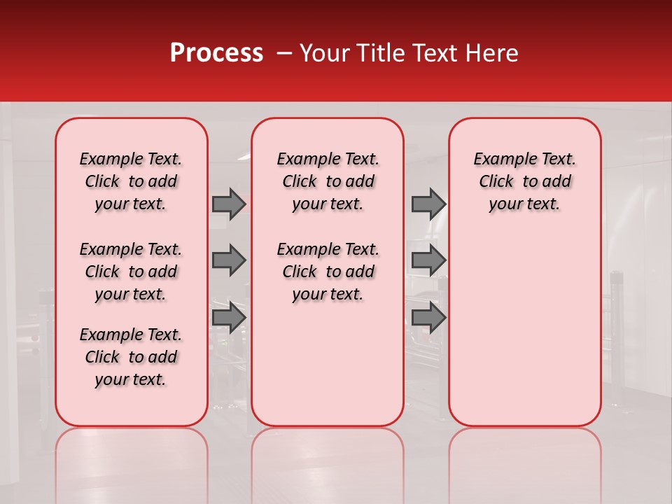 Floor Escalator Enter PowerPoint Template