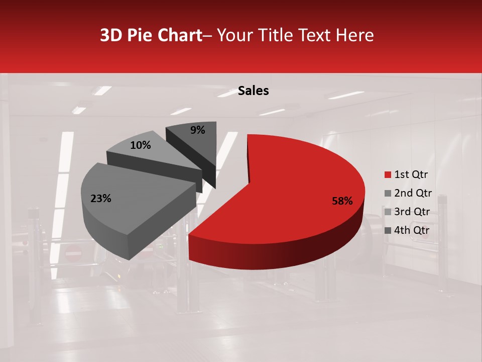 Floor Escalator Enter PowerPoint Template