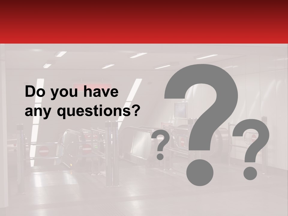 Floor Escalator Enter PowerPoint Template