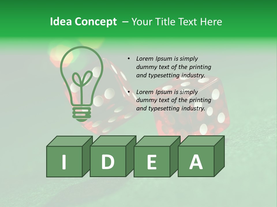 Strategy Casino Group PowerPoint Template