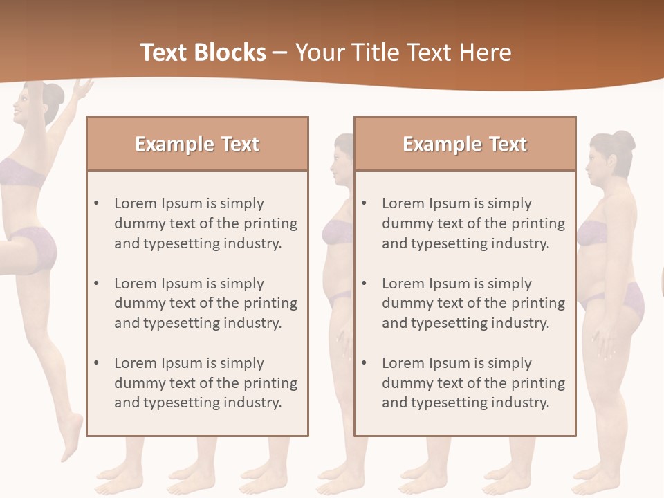 Joy Weight Progress PowerPoint Template