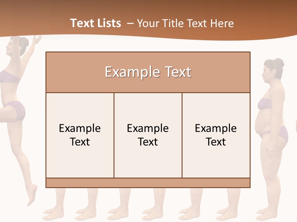 Joy Weight Progress PowerPoint Template