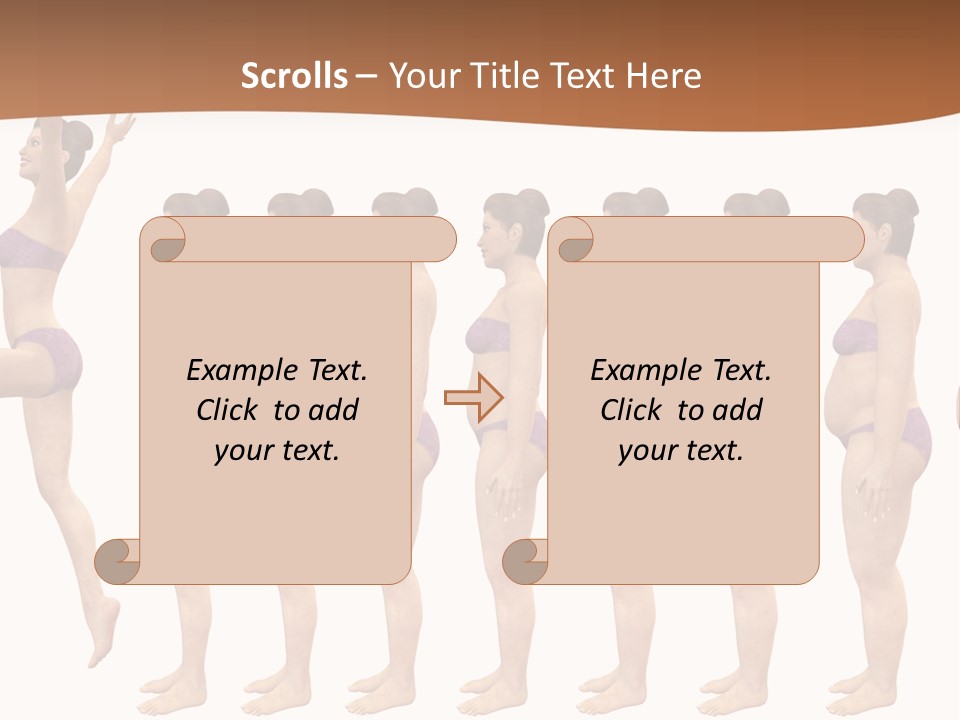 Joy Weight Progress PowerPoint Template