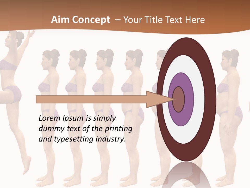 Joy Weight Progress PowerPoint Template