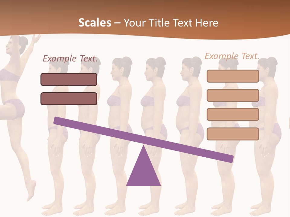 Joy Weight Progress PowerPoint Template