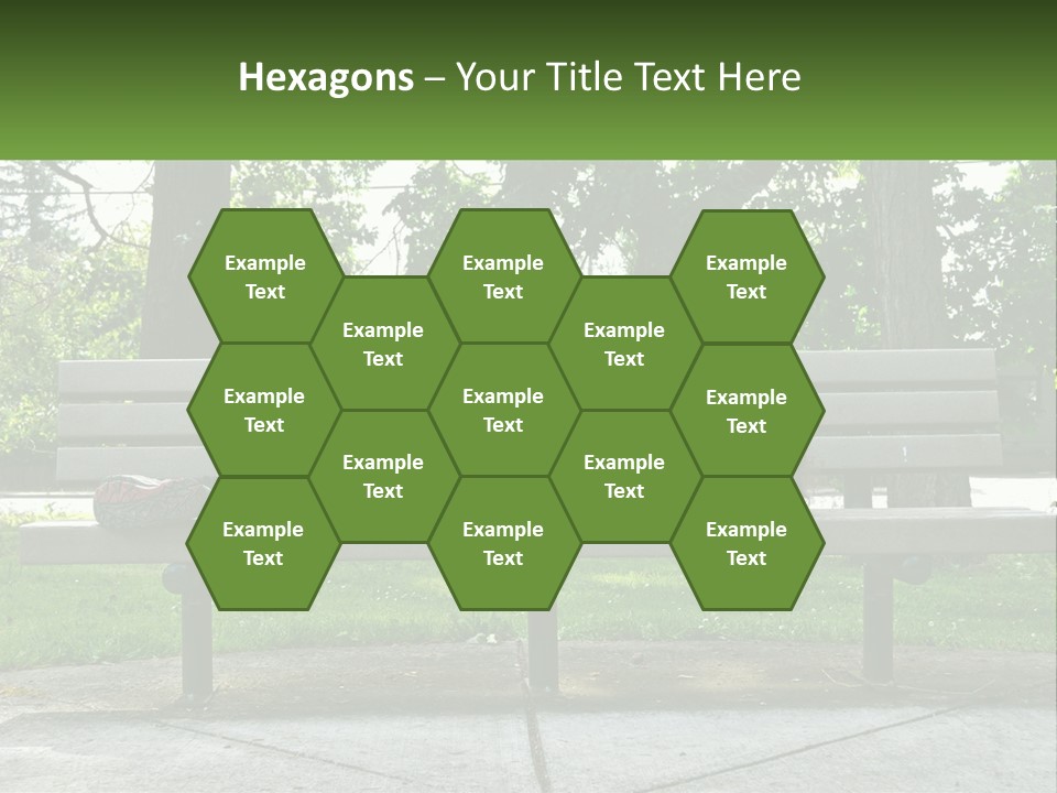 Bench Nap Relaxation PowerPoint Template