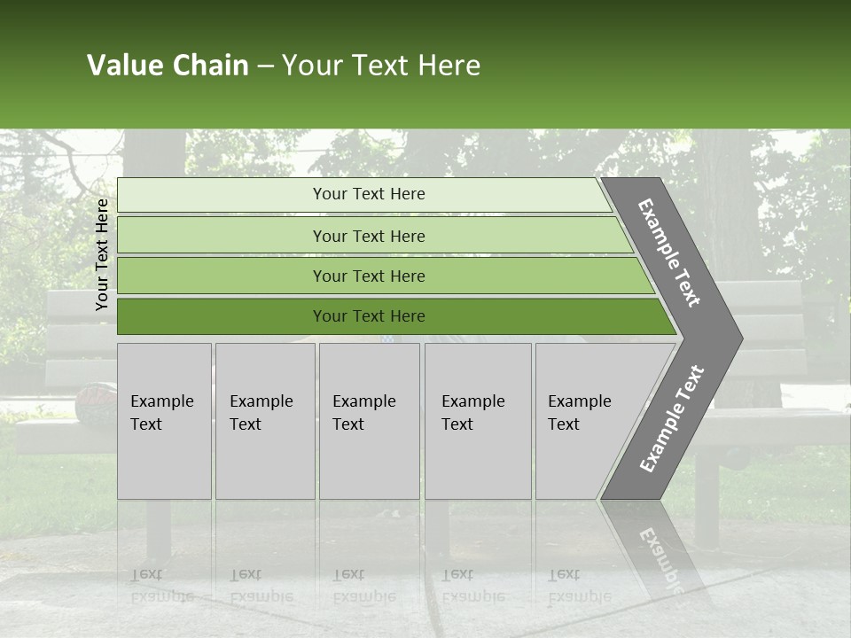 Bench Nap Relaxation PowerPoint Template