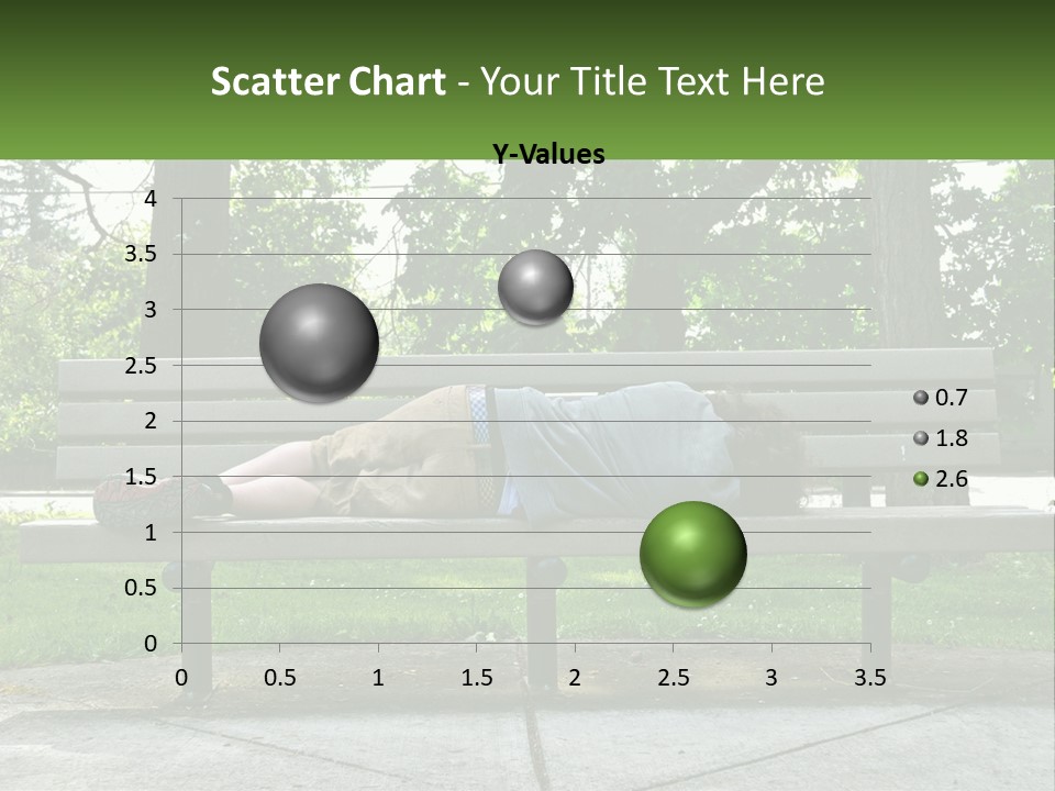 Bench Nap Relaxation PowerPoint Template