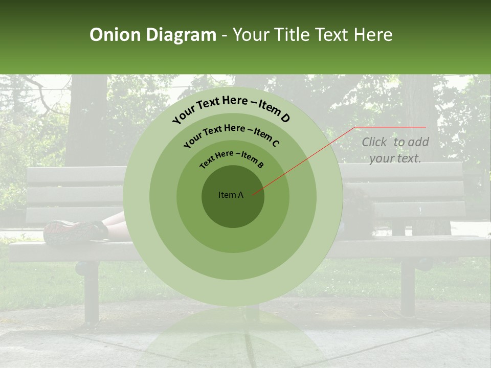 Bench Nap Relaxation PowerPoint Template