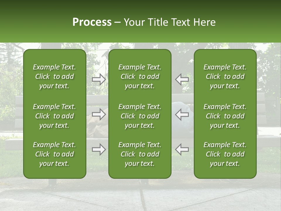 Bench Nap Relaxation PowerPoint Template