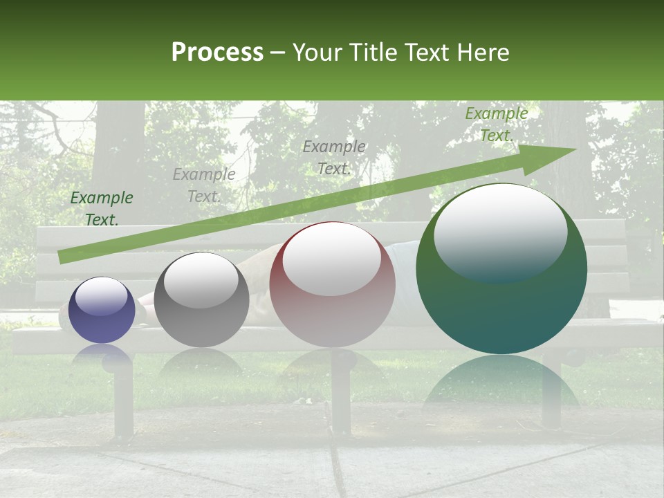 Bench Nap Relaxation PowerPoint Template