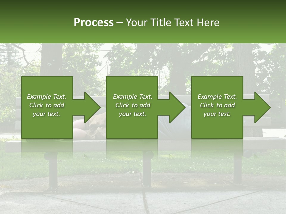 Bench Nap Relaxation PowerPoint Template