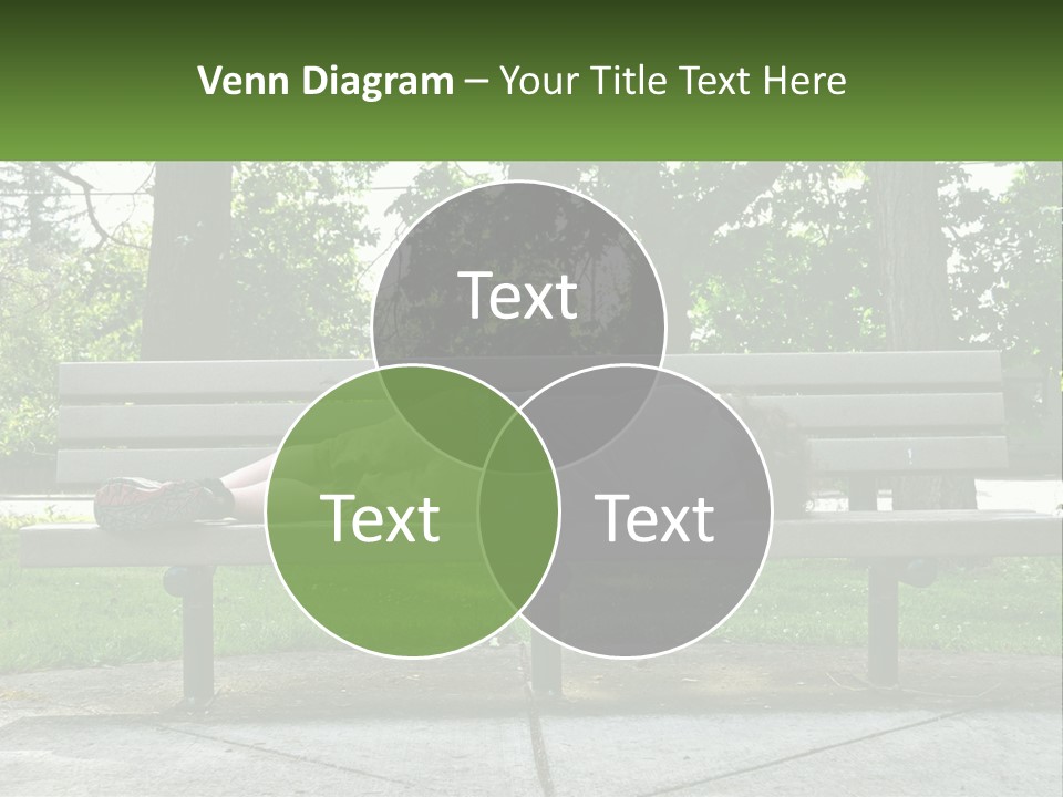 Bench Nap Relaxation PowerPoint Template