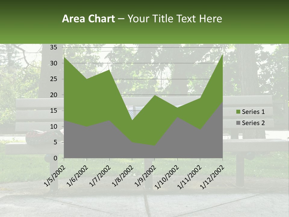 Bench Nap Relaxation PowerPoint Template