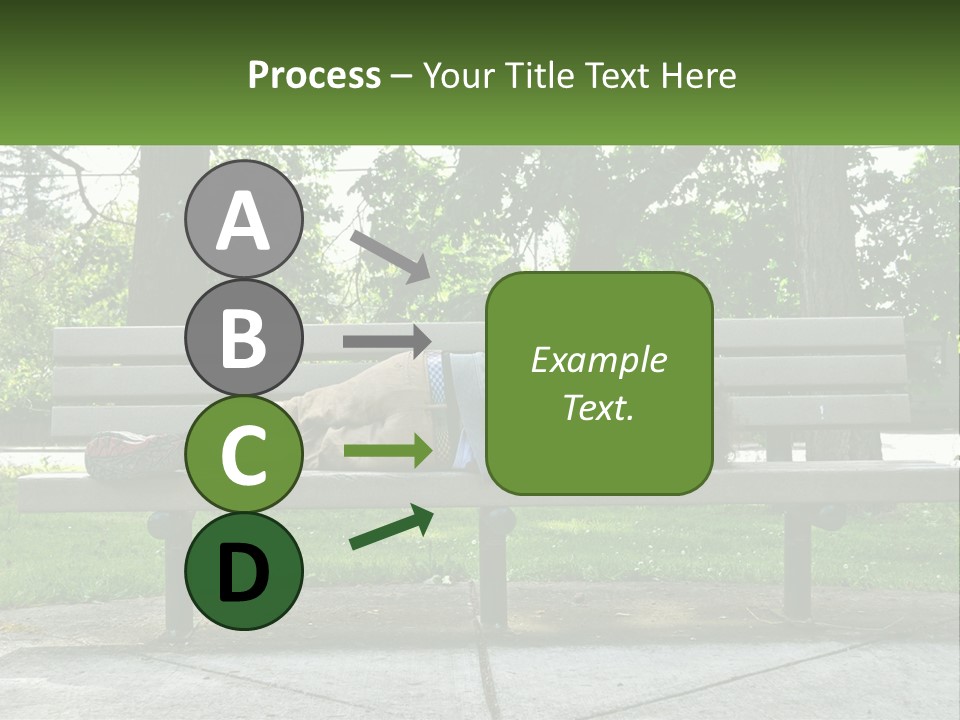 Bench Nap Relaxation PowerPoint Template