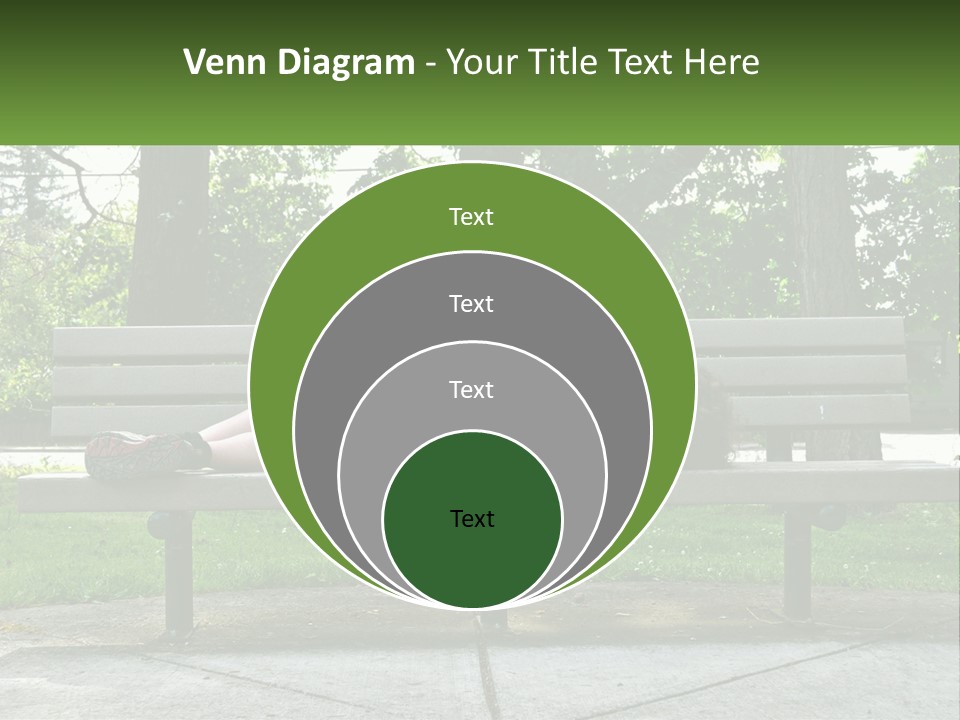Bench Nap Relaxation PowerPoint Template