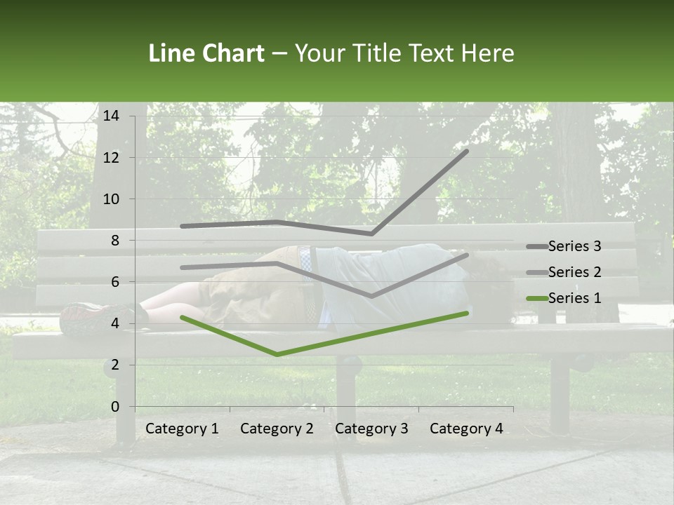 Bench Nap Relaxation PowerPoint Template