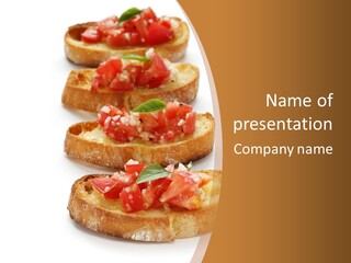 Appetizer Food Oil PowerPoint Template