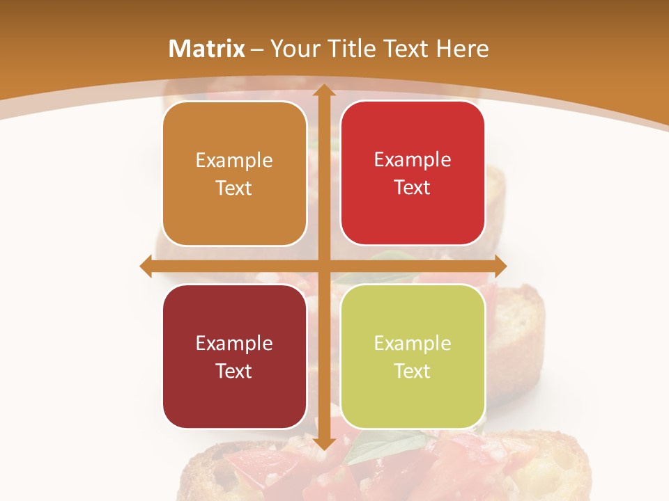 Appetizer Food Oil PowerPoint Template