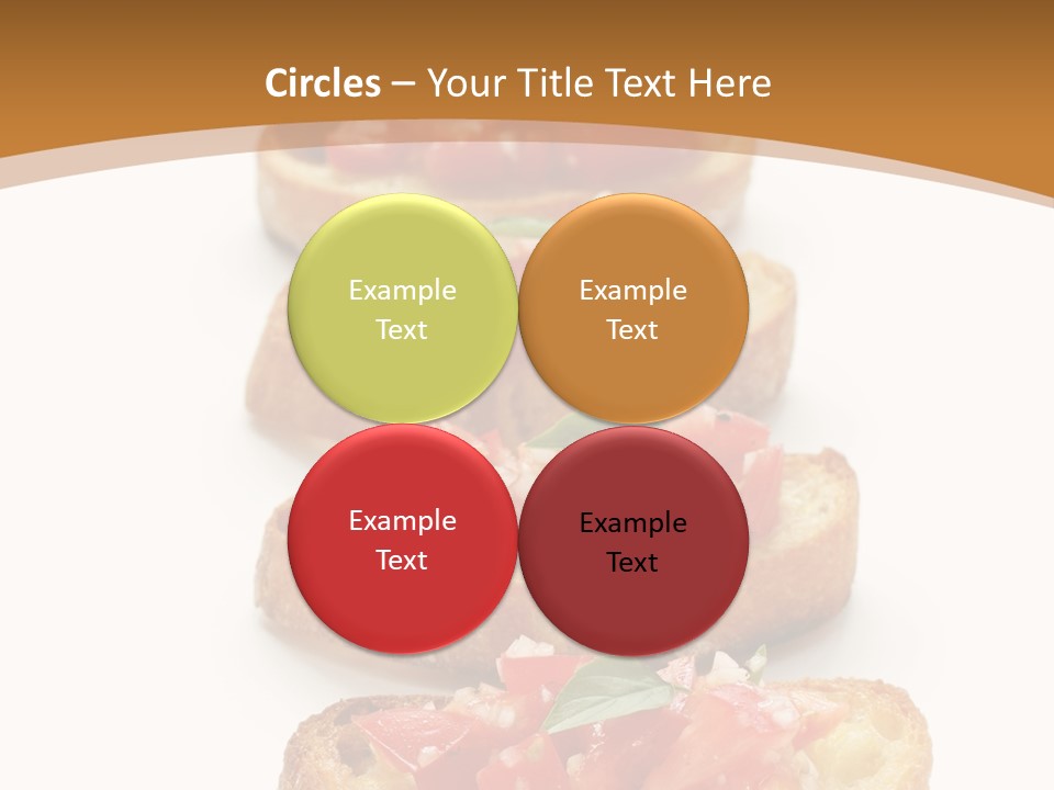 Appetizer Food Oil PowerPoint Template