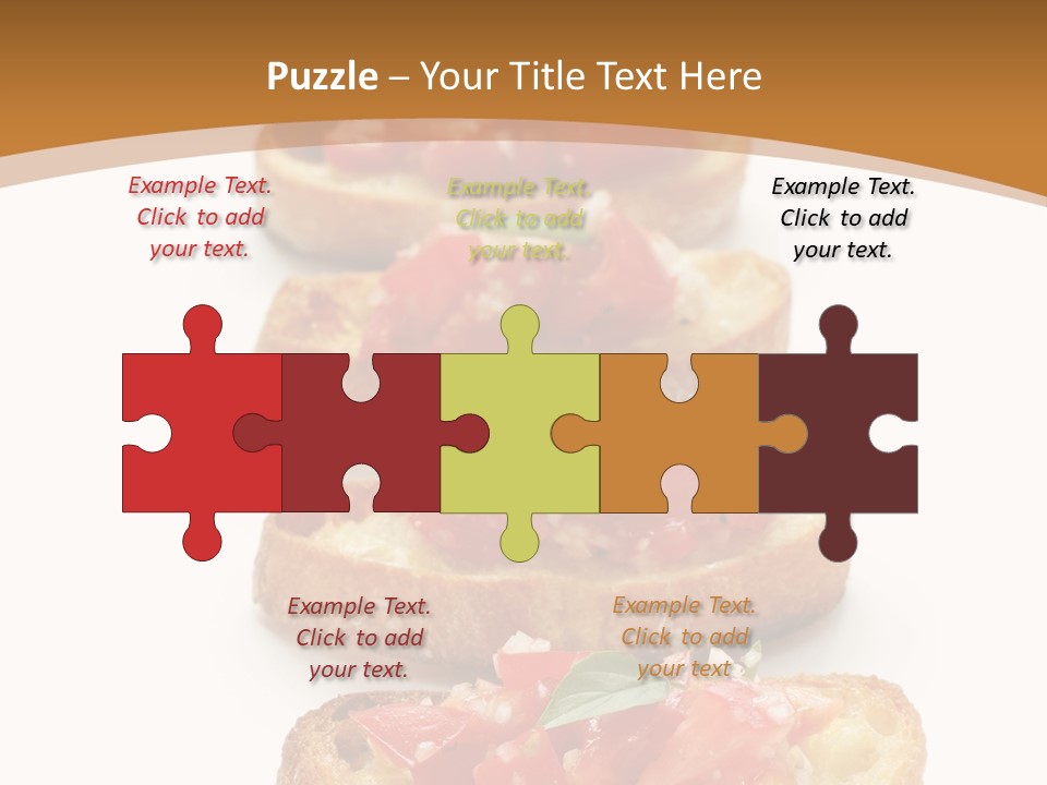 Appetizer Food Oil PowerPoint Template