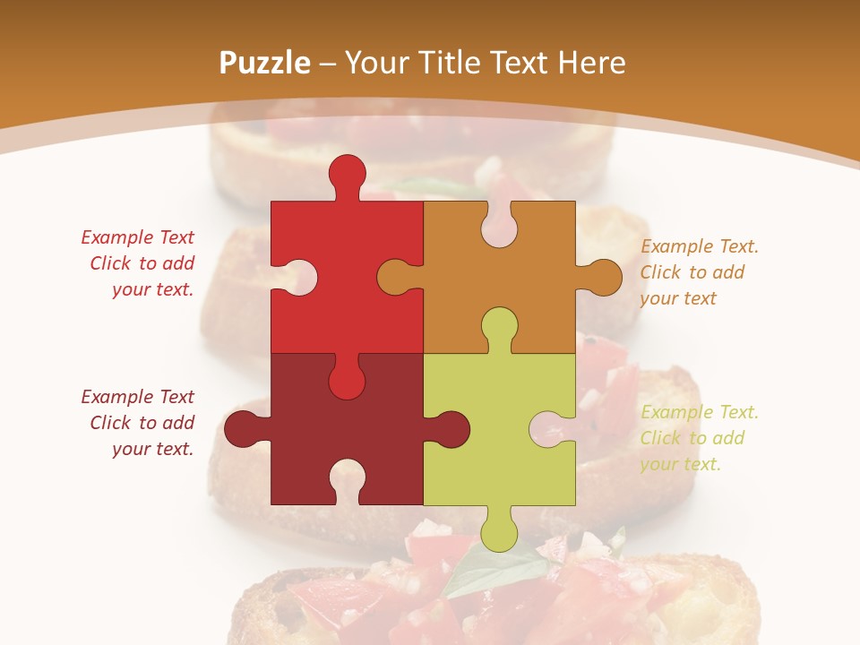 Appetizer Food Oil PowerPoint Template