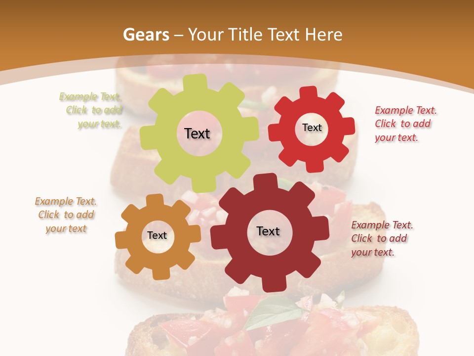 Appetizer Food Oil PowerPoint Template