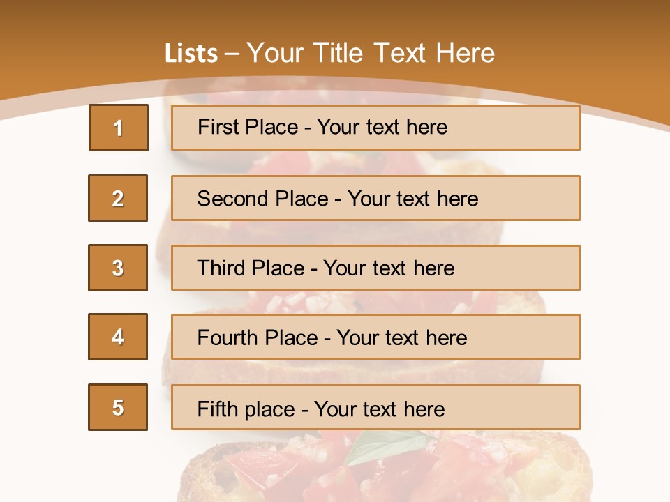 Appetizer Food Oil PowerPoint Template