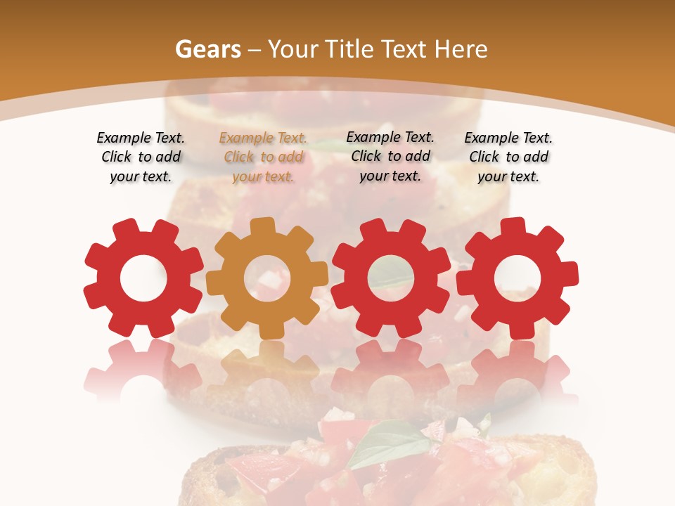 Appetizer Food Oil PowerPoint Template