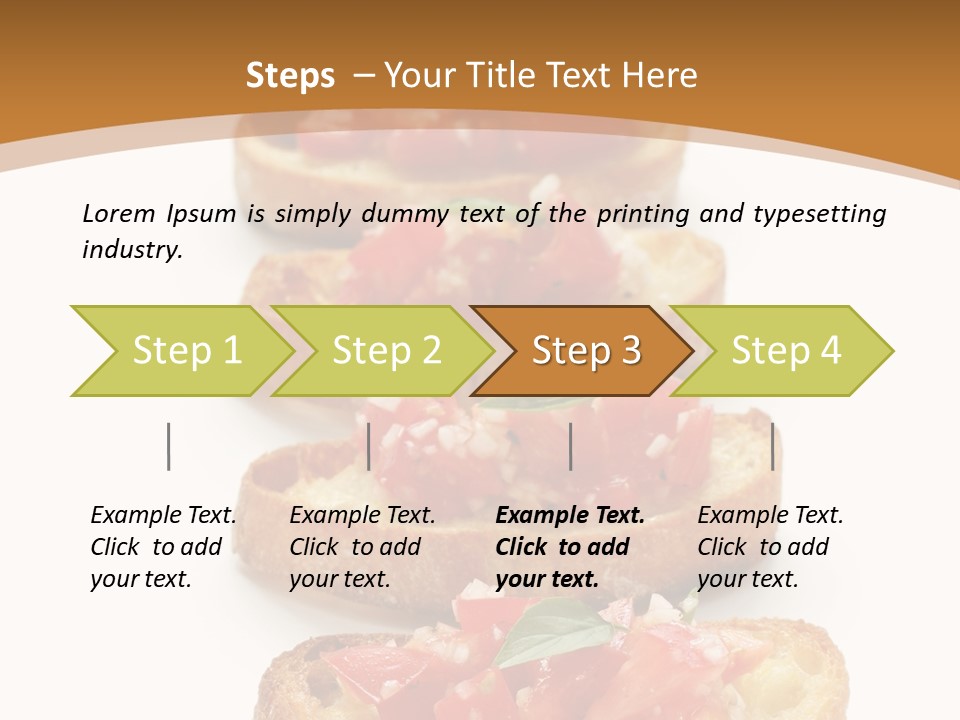 Appetizer Food Oil PowerPoint Template