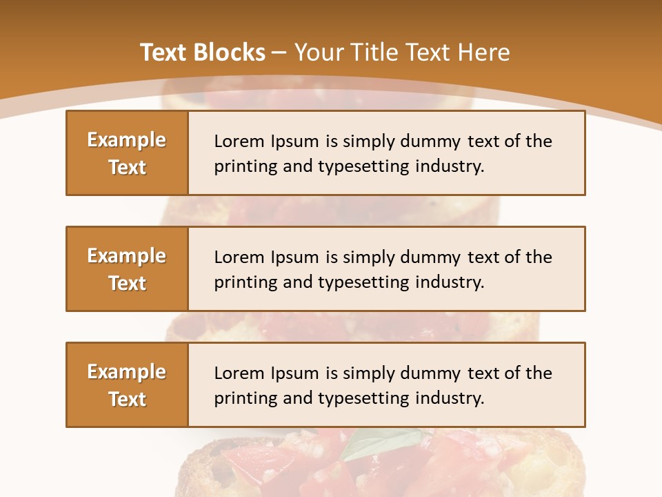 Appetizer Food Oil PowerPoint Template