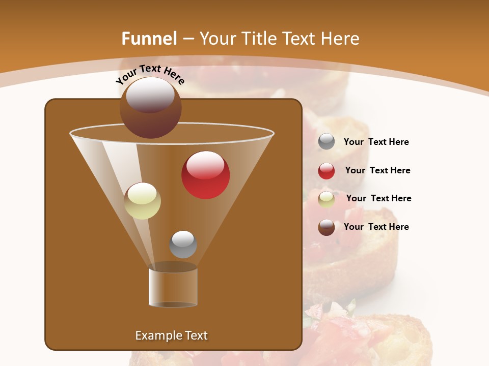Appetizer Food Oil PowerPoint Template