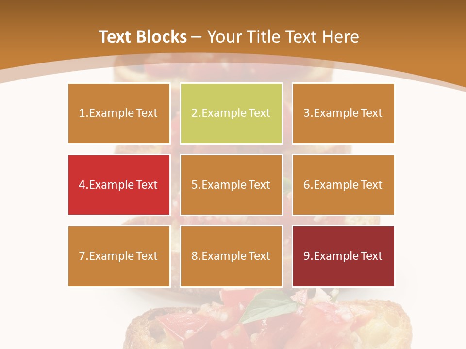 Appetizer Food Oil PowerPoint Template