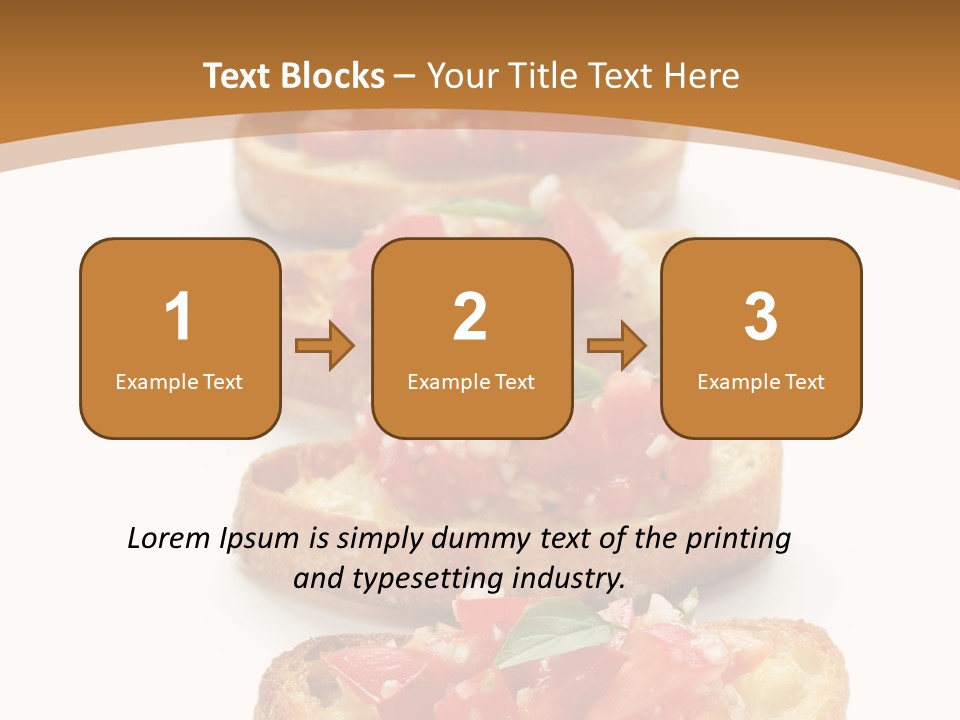 Appetizer Food Oil PowerPoint Template