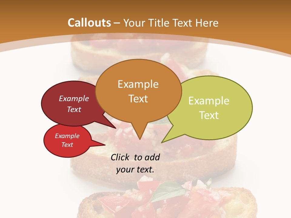 Appetizer Food Oil PowerPoint Template