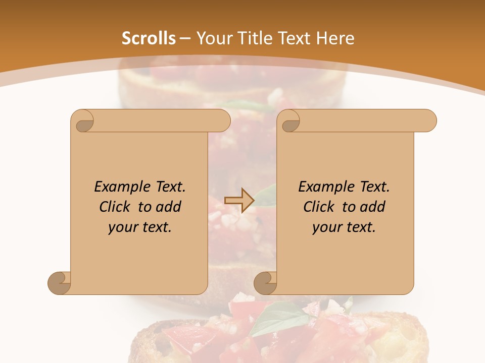Appetizer Food Oil PowerPoint Template