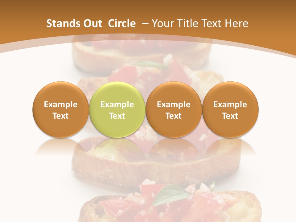 Appetizer Food Oil PowerPoint Template