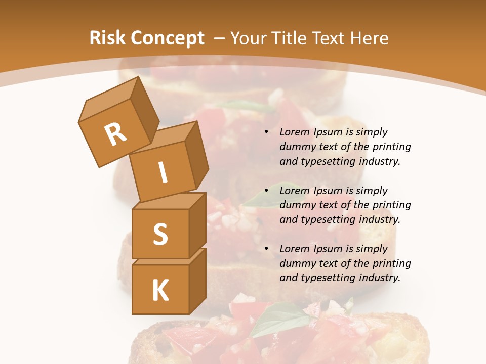 Appetizer Food Oil PowerPoint Template