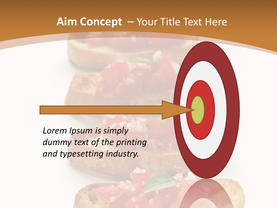 Appetizer Food Oil PowerPoint Template