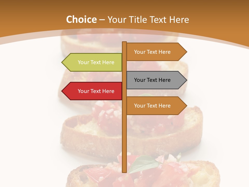 Appetizer Food Oil PowerPoint Template