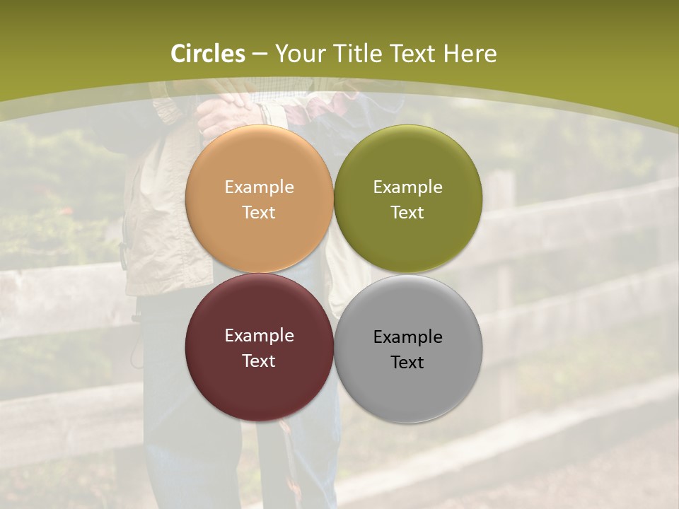 Active Pensioner Citizen PowerPoint Template