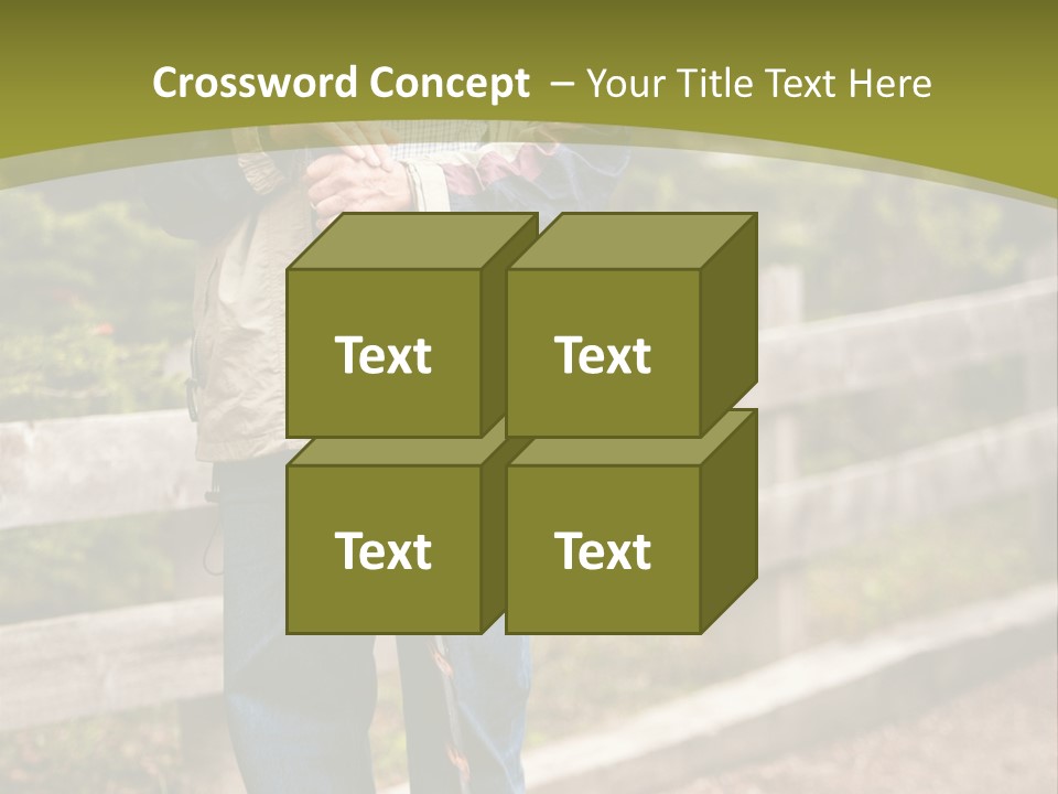 Active Pensioner Citizen PowerPoint Template