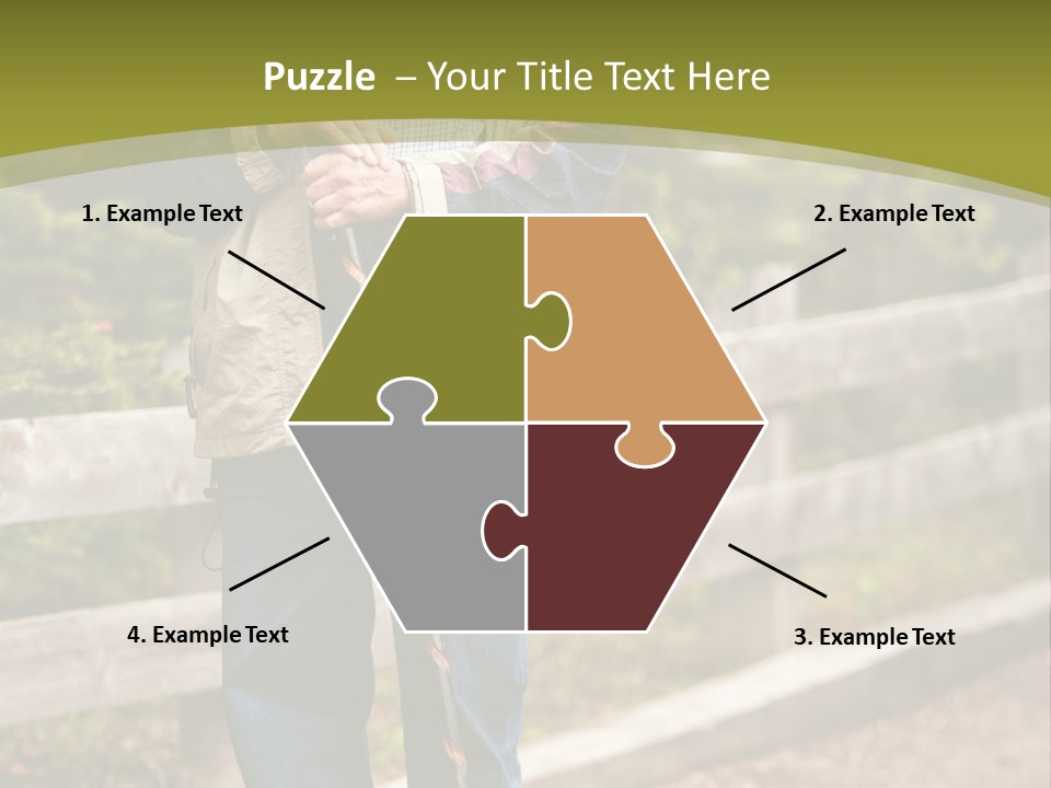 Active Pensioner Citizen PowerPoint Template