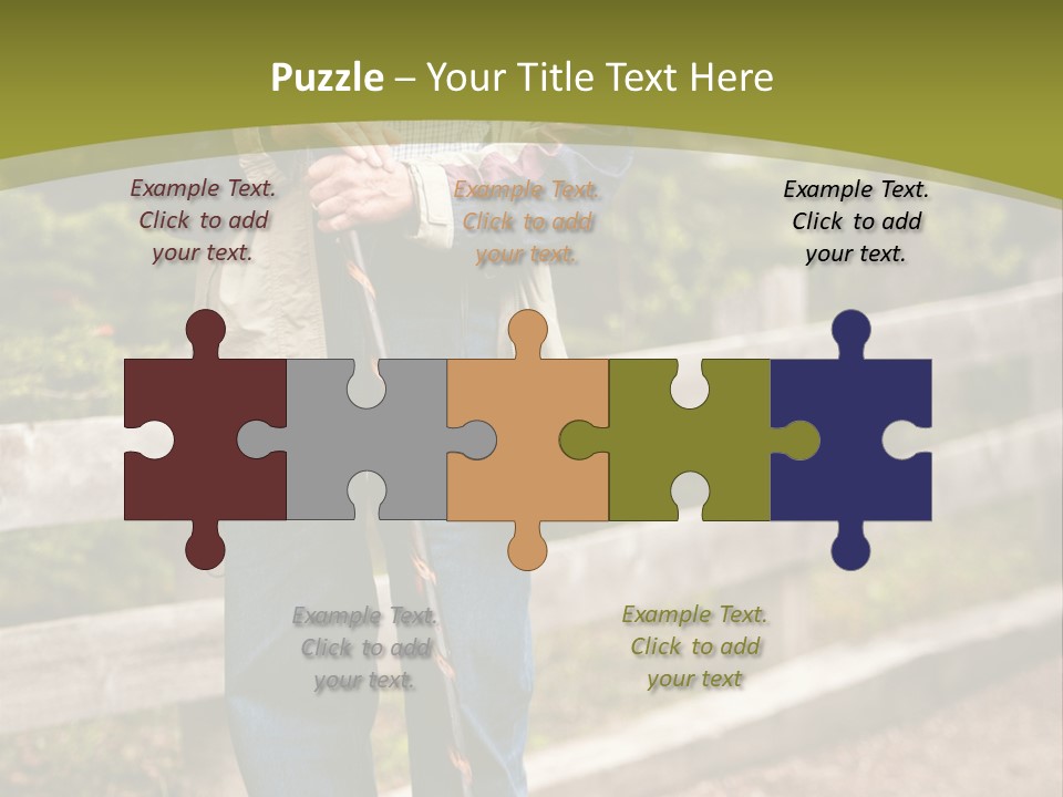 Active Pensioner Citizen PowerPoint Template