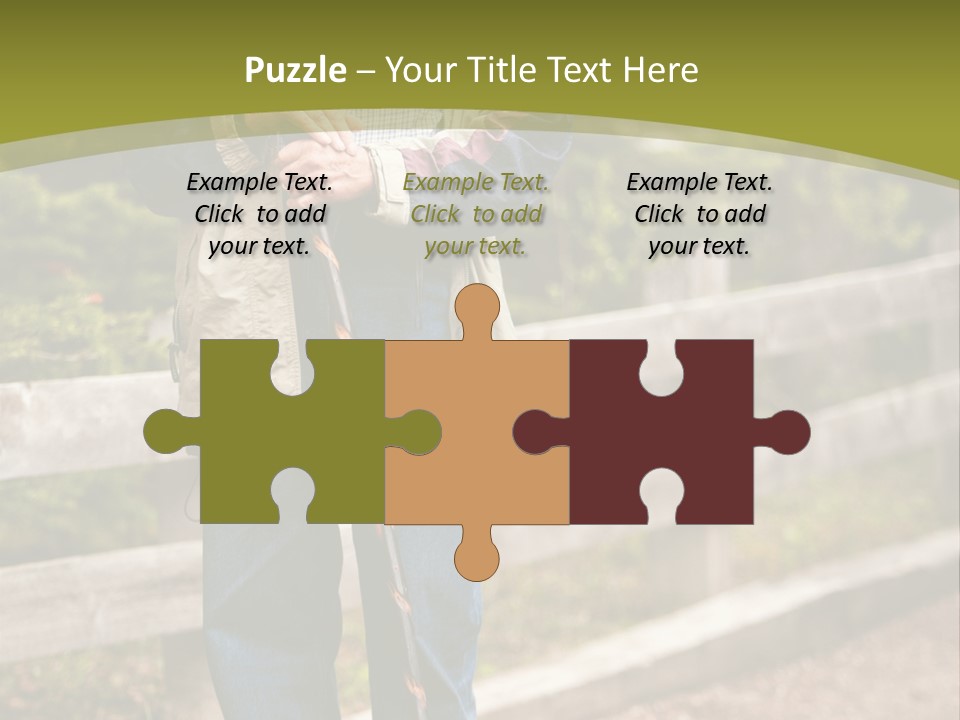 Active Pensioner Citizen PowerPoint Template